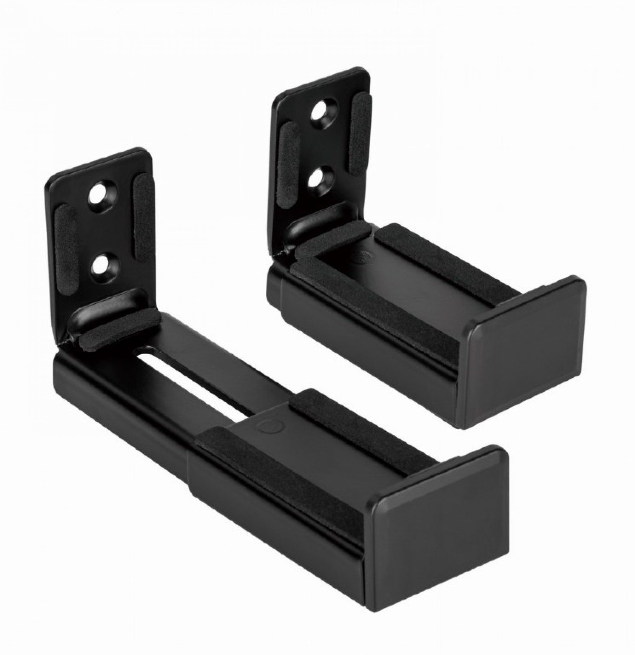 SUPORT de perete GEMBIRD, pt 1 soundbar, dim. 90-154 mm, distanta perete 102-166 mm, max 15 kg, otel, negru,  WM-SB-01