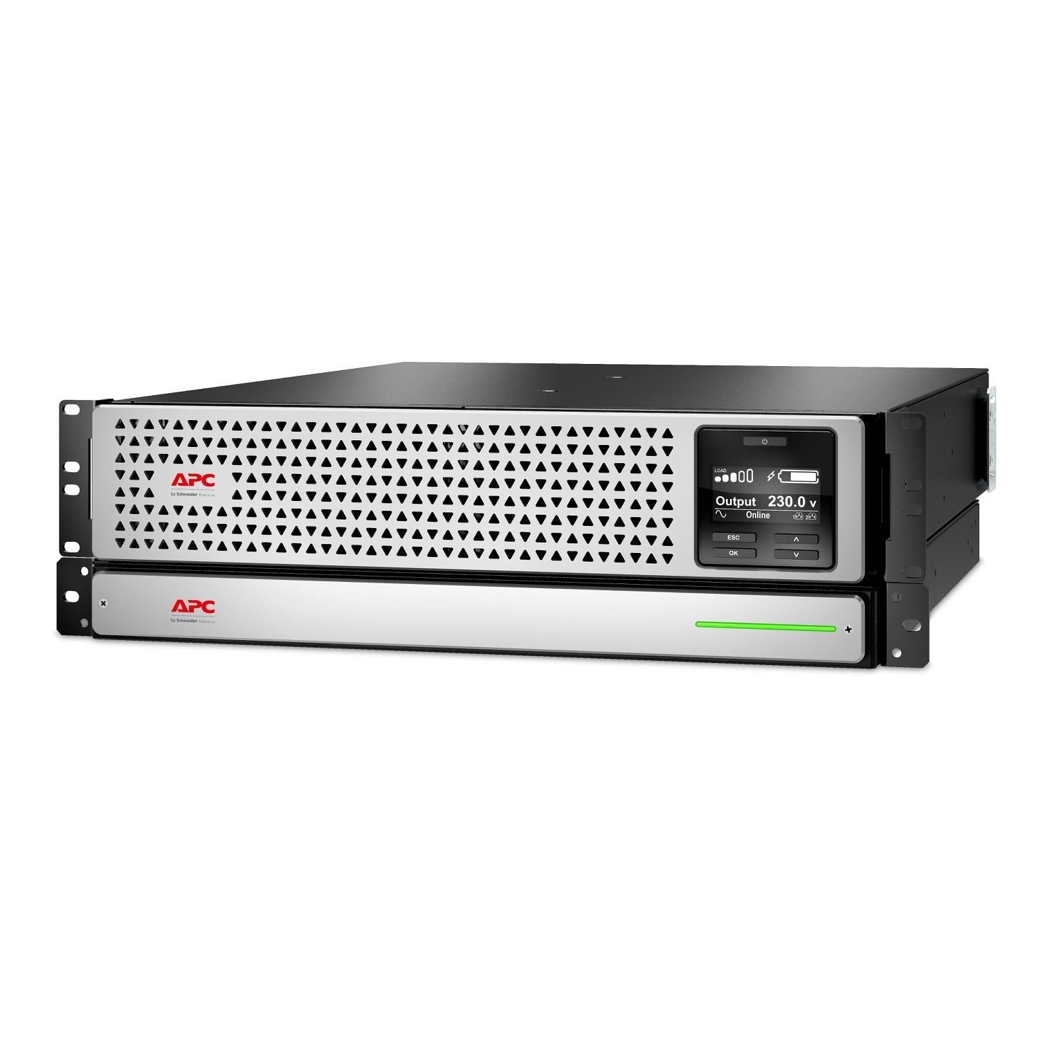 UPS APC SRTL3000RMXLI-NC, 3000 VA, 2700 W, cu management, on-line double-conversion, 6x C13, 2x C19, 1x RJ45, 2x USB, 48V Lithium-ion, Tower/Rack 3U, Negru