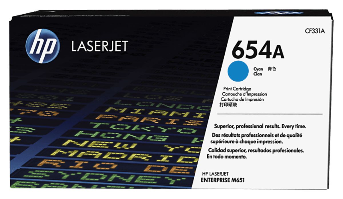 Cartus toner HP CF331A ,Albastru ,15 000 pagini ,Original (654A)