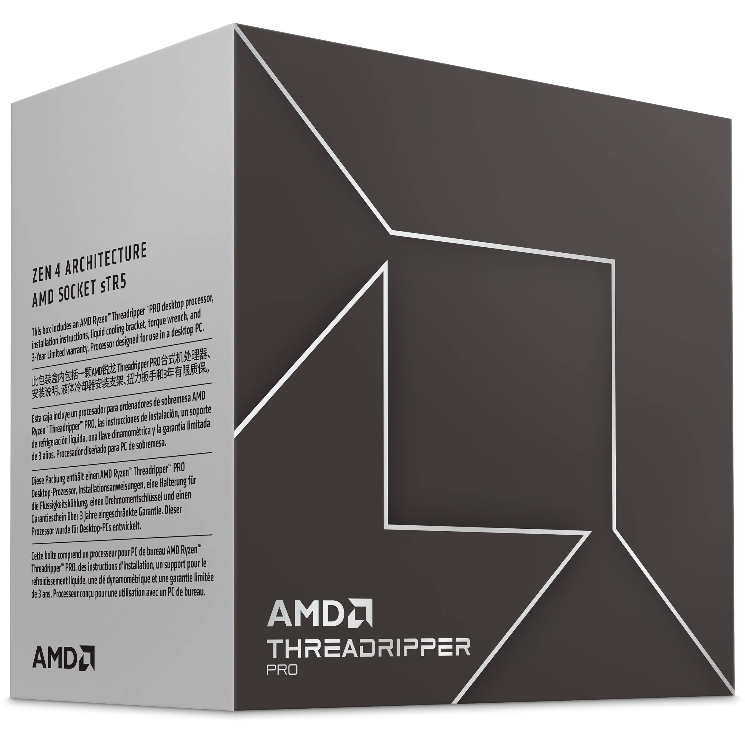 Procesor AMD Ryzen Threadripper PRO 7965WX, 24C / 48T, 4.20 - 5.30 GHz, 152 MB cache, 350 W, Box