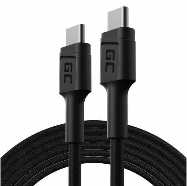 Green Cell KABGC29 cabluri USB 2 m USB 2.0 USB C Negru