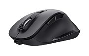 Mouse Trust Fyda ergonomic, reincarcabil, wireless RF 2.4GHz, USB2.0, 6 butoane, rezolutie 2400 DPI, negru