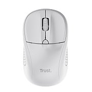 Mouse Trust Wireless Optical rezolutie maxima 1600 DPI, 4 butoane, 2 baterii tip AAA, alb