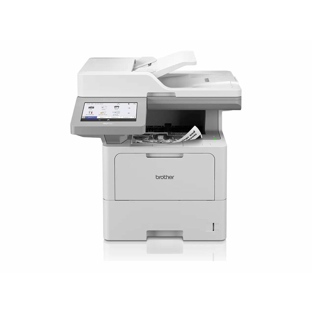 Imprimanta multifunctionala laser monocrom Brother MFC-L6910DN, A4, duplex, ADF, USB 2.0, Wi-Fi, NFC, 50 ppm