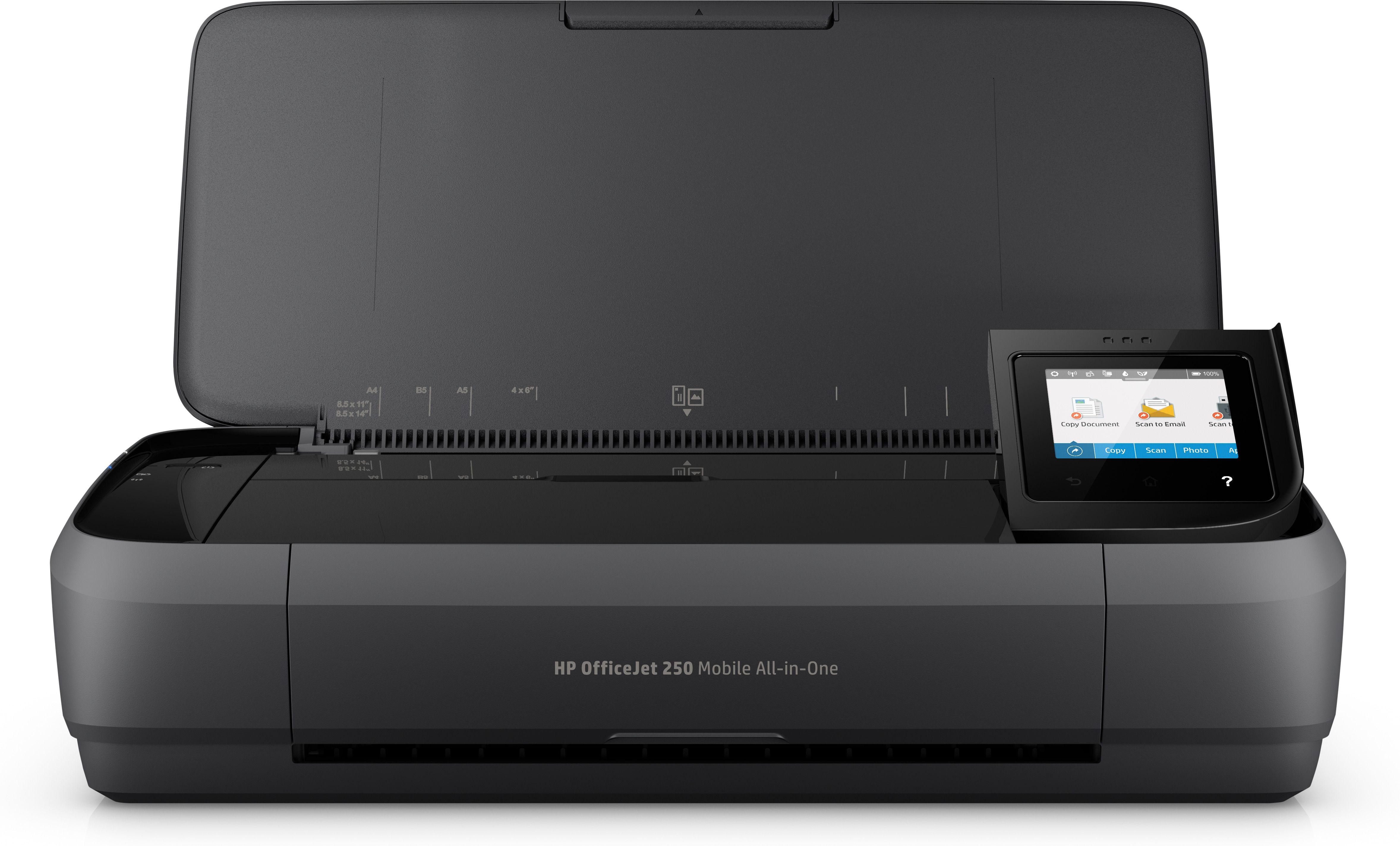 Imprimanta inkjet color HP OfficeJet 250 Mobile, A4, ADF, USB 2.0, Wi-Fi, Bluetooth, 9 ppm