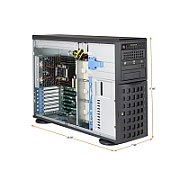Supermicro CSE-745BAC-R1K23B carcase PC Full Tower Negru 1230 W