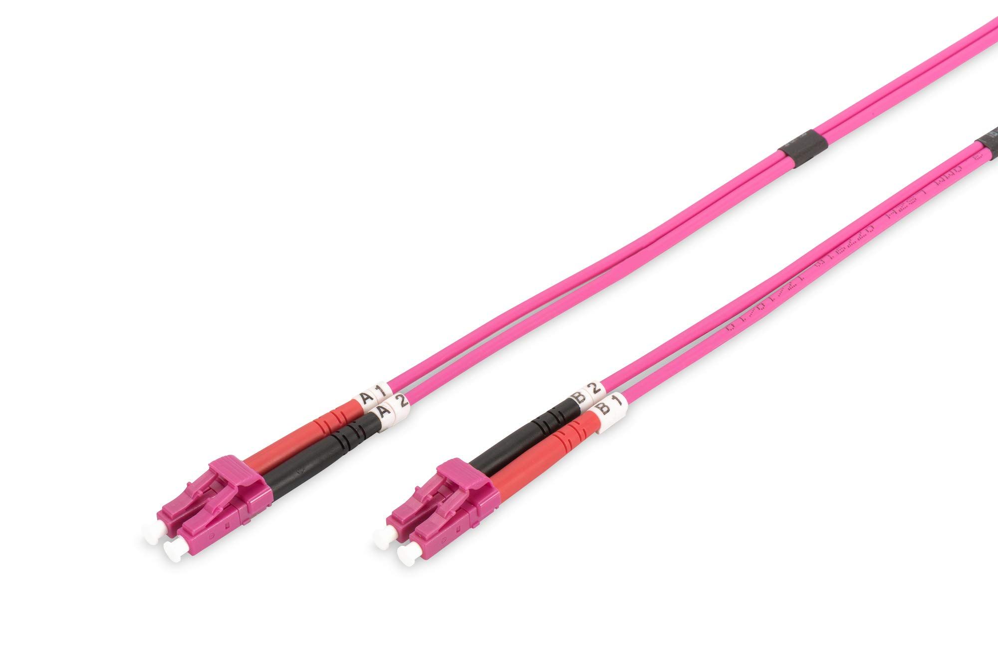 FO patch cord, duplex, LC to LC MM OM4 50/125 µ, 10 m