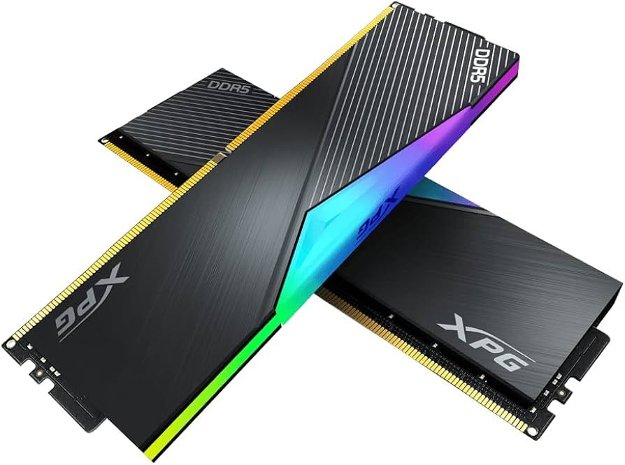 Memorie ADATA XPG Lancer Blade 48 GB DDR5 6400 MHz CL32, kit 2 x 24 GB, XMP 3.0 / EXPO, Negru, RGB