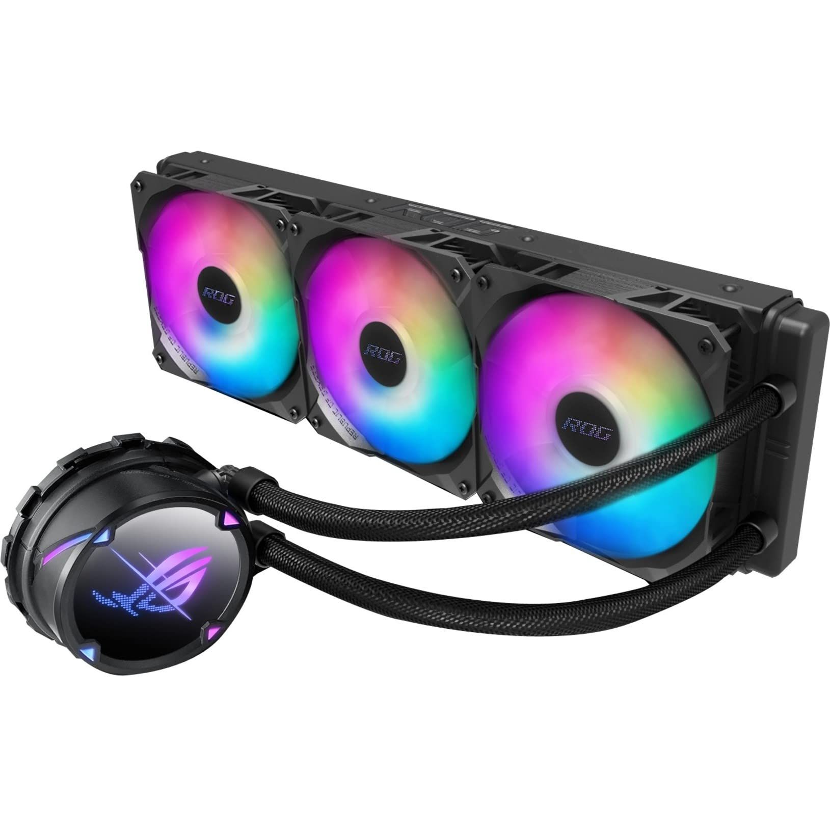 Cooler CPU ASUS ROG Strix LC III 360 Copper, 800-2800 RPM, 12V DC, 4W, 0.3A, Intel LGA 1700, 115x, 1200, AMD AM5, AM4