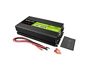 Green Cell PowerInverter LCD 24 V 3000W/60000W vehicle inverter with display - pure sine wave