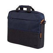 Geanta laptop Trust Lisboa, pentru laptopuri cu diagonala pana in 16 ,2 compartimente, material POM, RPET Polyester, RPET, volum 2.1 L, negru