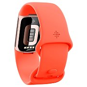 Fitbit Charge 6 OLED Wristband Activity Tracker coral/aluminium gold