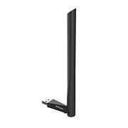 Mercusys Adaptor USB Dual Band High Gain AC1300, Standarde Wireless: IEEE 802.11 a/n/ac 5 GHz, IEEE 802.11 b/g/n 2.4 GH, Rata semnal:  5 GHz 867 Mbps, 2.4 GHz 400 Mbps, Interfata: USB 2.0,  1 antenă externă High Gain 5dBi.