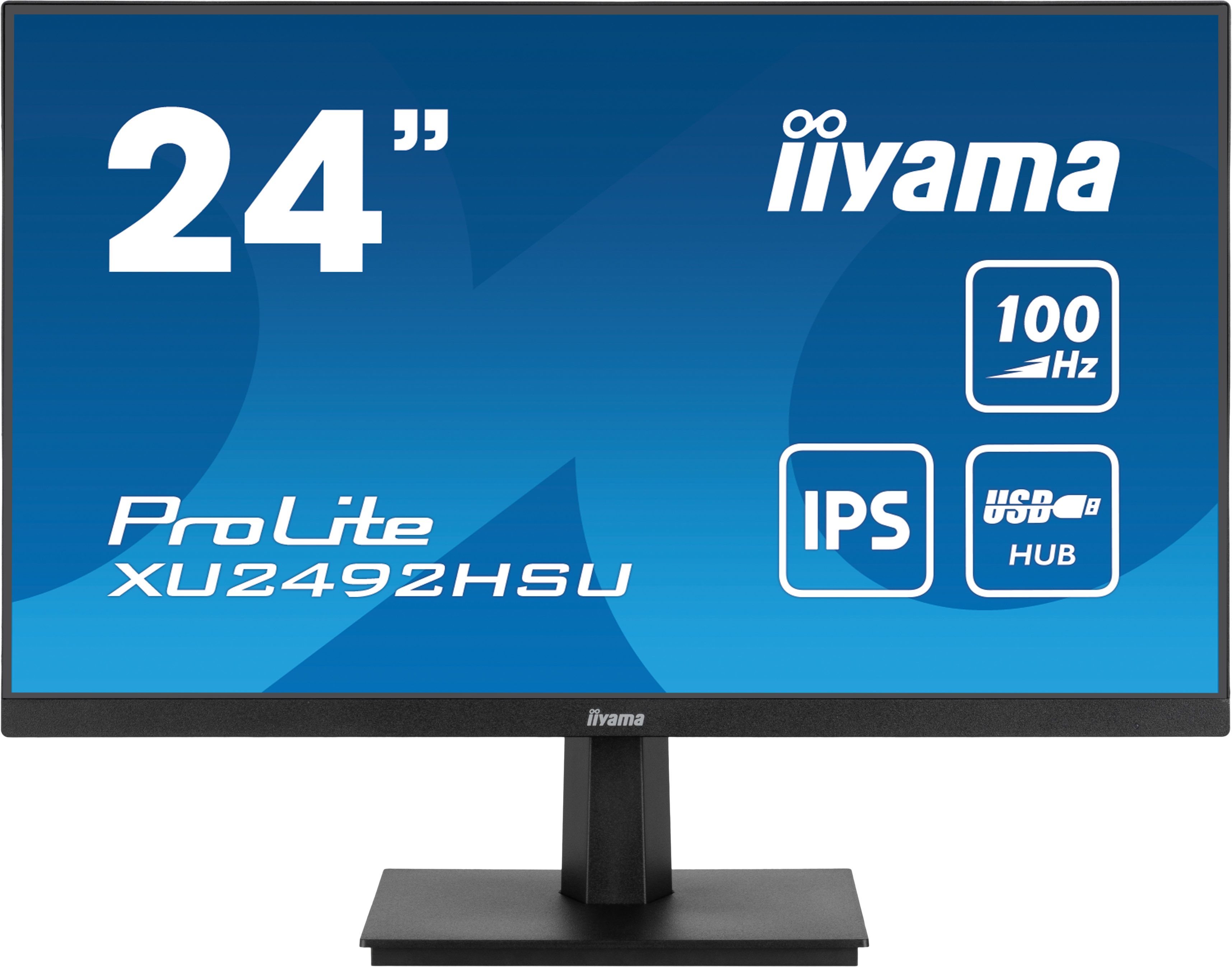 Monitor 23.8 inch LED IIyama ProLite XU2492HSU-B6 1920 x 1080 pixeli, 100 Hz, 0.4 ms, Negru