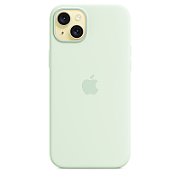 IPHONE 15 PLUS SILICONE CASE/WITH MAGSAFE SOFT MINT