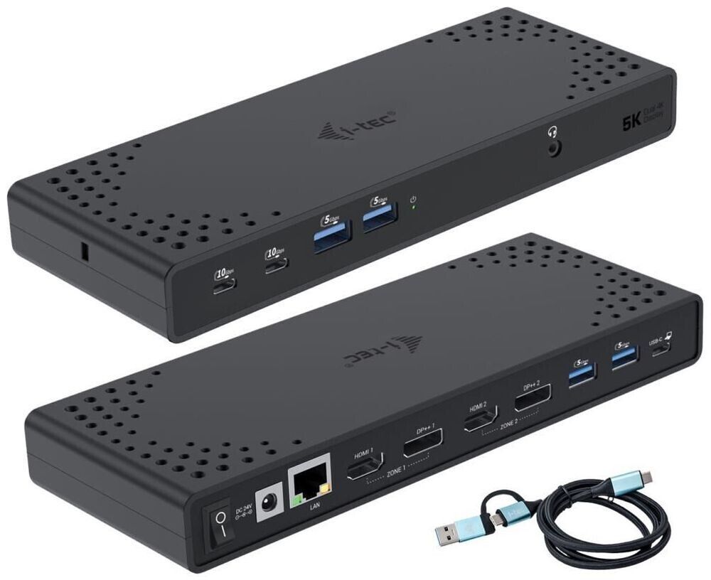 USB-A/-C TB DUAL DOCK DUAL/DISPLAY DOCK PD 100W