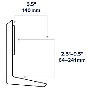 MONITOR HANDLE KIT BLACK/ACCS F/ DISPLAY MOUNT