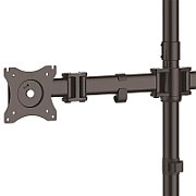 QUAD MONITOR STAND - STEEL/.