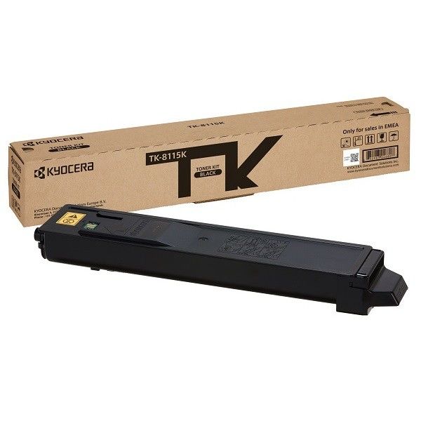 Cartus toner Kyocera 1T02P30NL0 ,Negru ,12 000 pagini ,Original (TK-8115k)