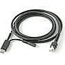 CABLE - SHIELDED USB: SERIES A CONNECTOR, 7FT. (2.8M), STRAIGHT (SUPPORTS 12V POWER SUPPLY)