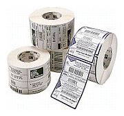 LABEL, POLYETHYLENE, 102X51MM THERMAL TRANSFER, POLYE 3100T GLOSS, PERMANENT ADHESIVE, 76MM CORE