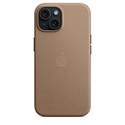 IPHONE 15 FINEWOVEN CASE/WITH MAGSAFE - TAUPE