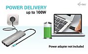 USB-C METAL NANO 2X HDMI/DOCKING STATION + PD 100W