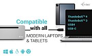 I-TEC USB-C ERGO DOCK + CHARGER/3X LCD + CHARGER 100W (BUNDLE)