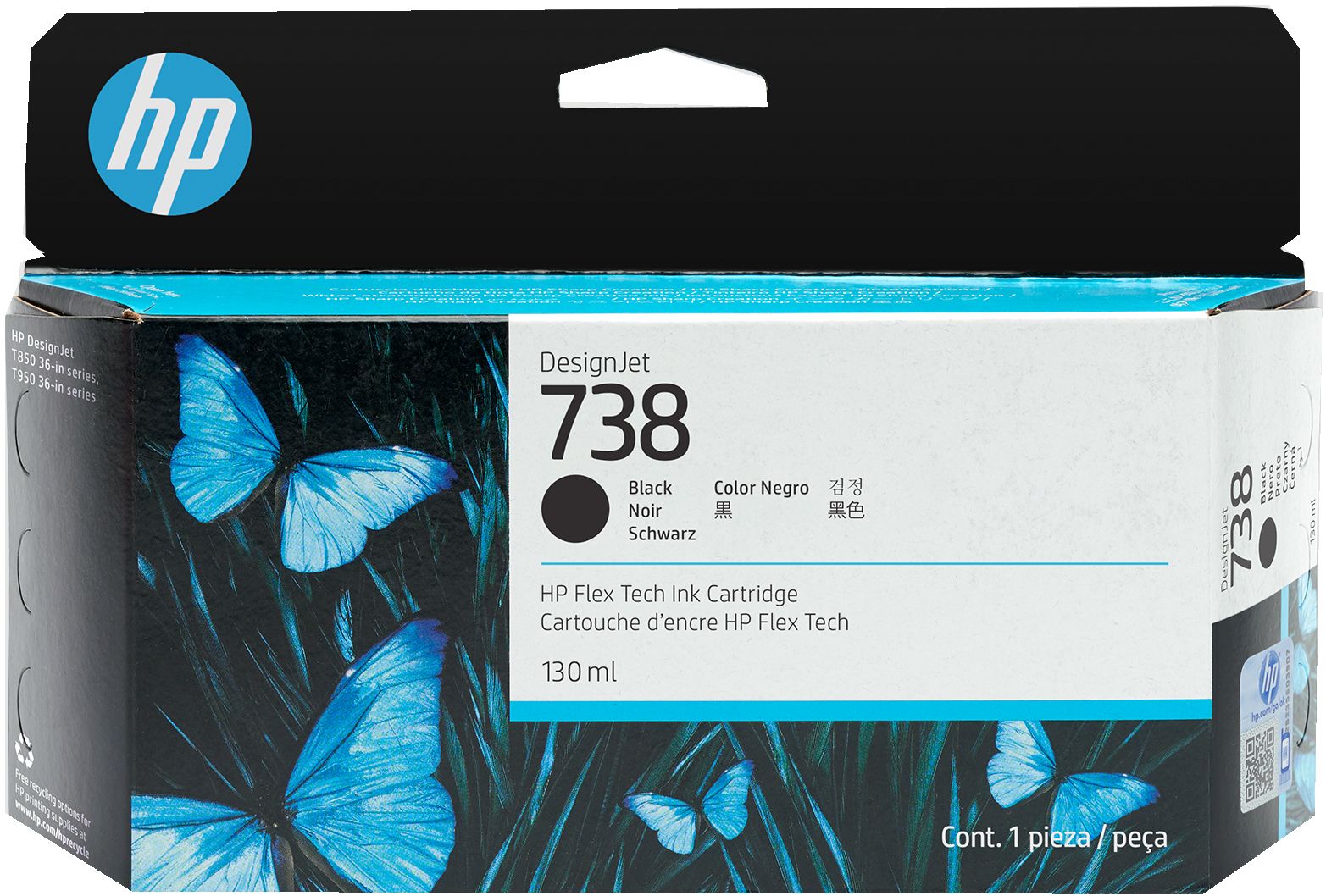 Cartus cerneala HP 498N4A ,Negru ,130 ml ,Original (738)