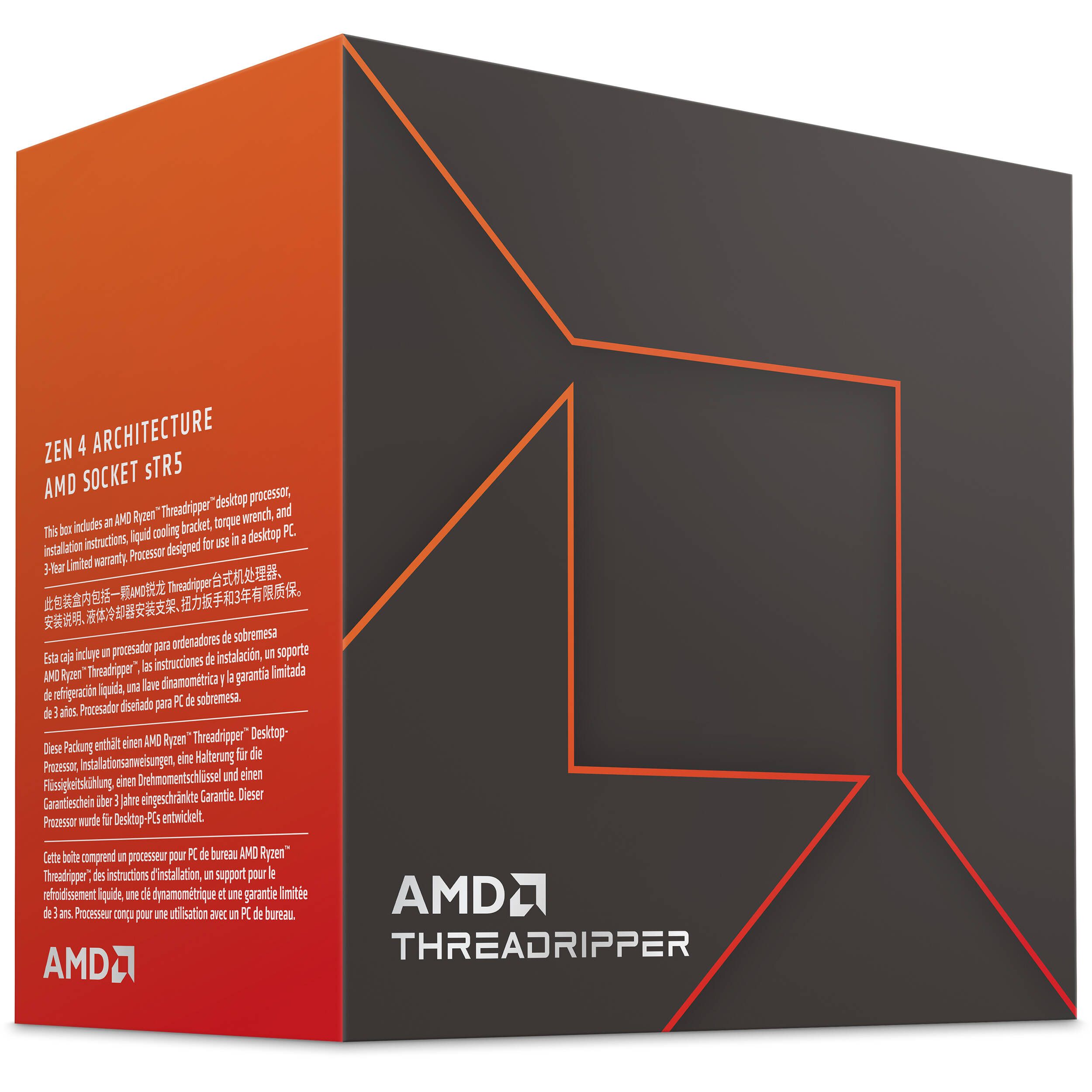 Procesor AMD Ryzen Threadripper 7980X, 64C / 128T, 3.20 - 5.10 GHz, 320 MB cache, 350 W, Box