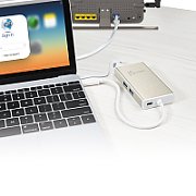 USB-C MULTI-ADAPTER -/HDMI/ETHERNET/USB 3.1 HUB/PD 2.0