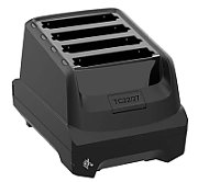TC22/TC27 4-Slot Battery Charger Charges up to four Li-ion batteries. Power Supply, DC cable and AC line cord sold separately 