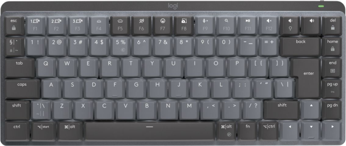 MX MECH.MINI WRLS ILLUM.KEYB./GRAPHITE - US INTLL - EMEA