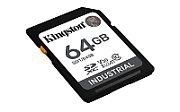 64GB SDXC INDUSTRIAL C10/-40C TO 85C UHS-I U3 V30 A1 PSLC