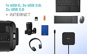 I-TEC USB-C HDMI DP DOCK PD100W/2X LCD DOCK + CHARGER-C112W