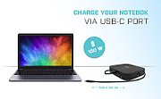 I-TEC USB-C HDMI DP DOCK PD100W/2X LCD DOCK + CHARGER-C112W