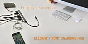 I-TEC USB 3.0 7-PORT HUB ALU./ACTIVE USB 2.0/1.1 COMP. 5GBPS