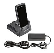 Kit includes Dock, Power Supply and EU Power Cord. For recharging computer (CT50, CT60) & battery. Ethernet & USB. Replacement for CT50-EB-2