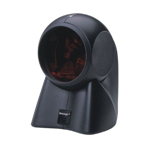 Orbit RS232 Kit (EU power): black scanner (MS7120-41-3), mounting plate (45-45619), 2.9m (9.5Â´) straight RS232 cable (59-59000-3), EU