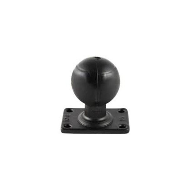 RAM RECTANGULAR BASE WITH 2.25  RUBBER BALL