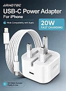 Adaptor OEM  230V AC - USB Type-C, 1 m, alb, cu alimentare
