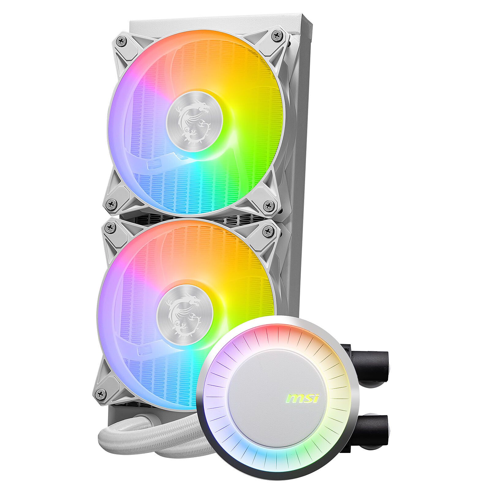 MSI MAG CORELIQUID E240 WHITE LIQUID COOLING