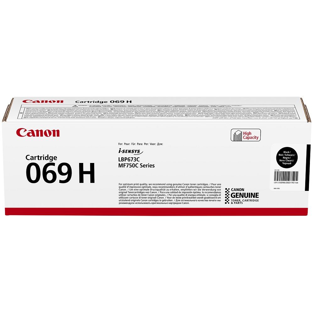 Cartus toner Canon 5098C002 ,Negru ,7600 pagini ,Original (CRG069H)