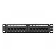 LANBERG PPU6-9012-B Lanberg Patch Panel 10, 12 port 1U, cat.6, black