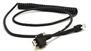 CABLE - SHIELDED USB: SERIES A LOCKING CONNECTOR FOR VC70, 12', COILED, -30C