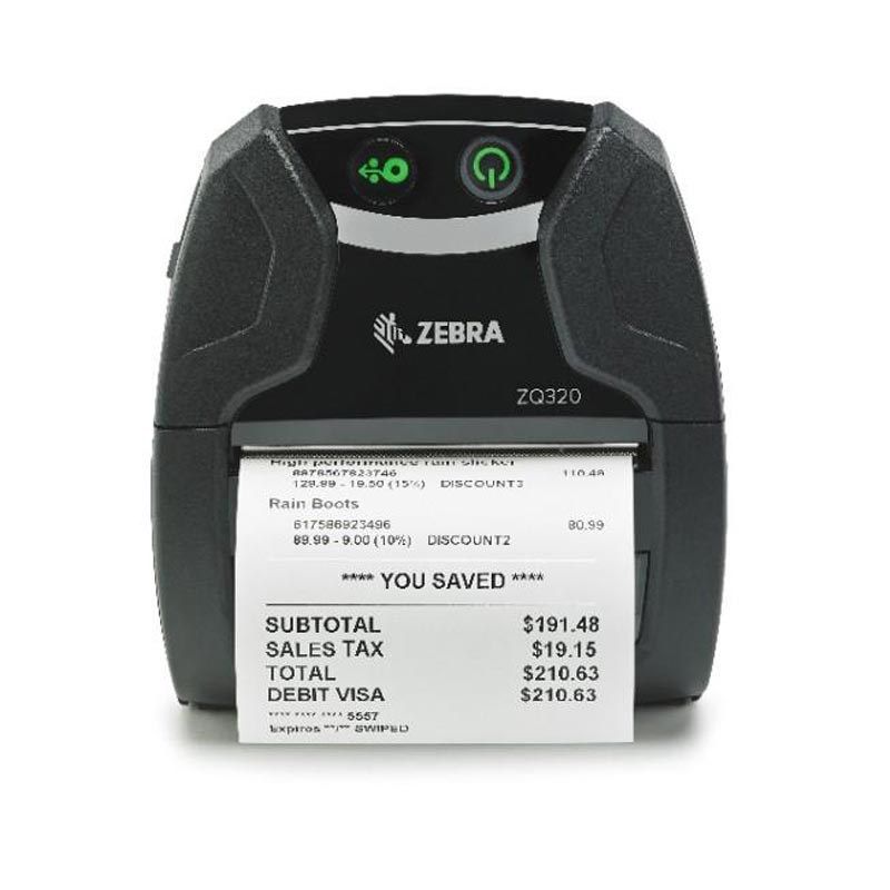 DT Printer ZQ320 Plus 802.11AC & BT 4.X, No Label Sensor, Outdoor Use, English, Group E  