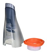 Black & Decker NVC220WBC handheld vacuum Blue  Chrome Bagless
