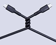 AUKEY CB-SCC101 USB-C Type-C Power Delivery PD 100W 5A 1m Silikon Black