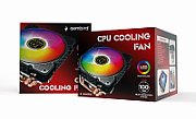 Gembird CPU-HURACAN-ARGB-X140 CPU cooling fan  12 cm  100 W  multicolor LED  4 pin