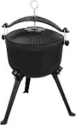 MASTER GRILL CAST IRON HUNTING CAULDRON MG429